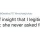 That’s interesting Peter. Because the format of Twitter is literally DESIGNED around feedback and discourse.